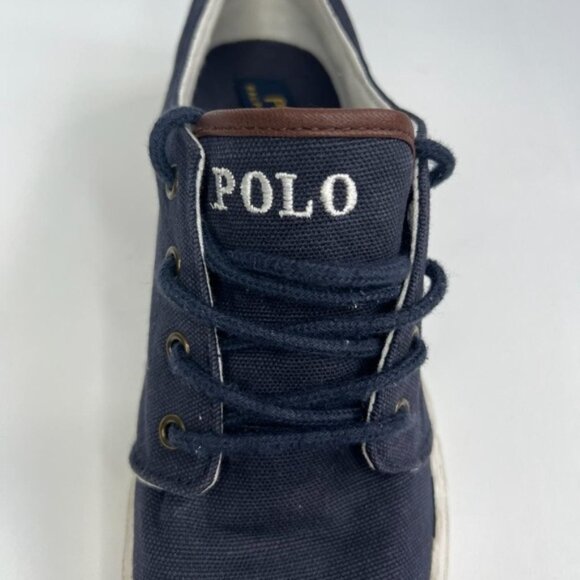 Polo Ralph Lauren Shoes 992486/Hugo II Canvas upper Rubber W Fabric Sole‎ Size 6 - Picture 7 of 12